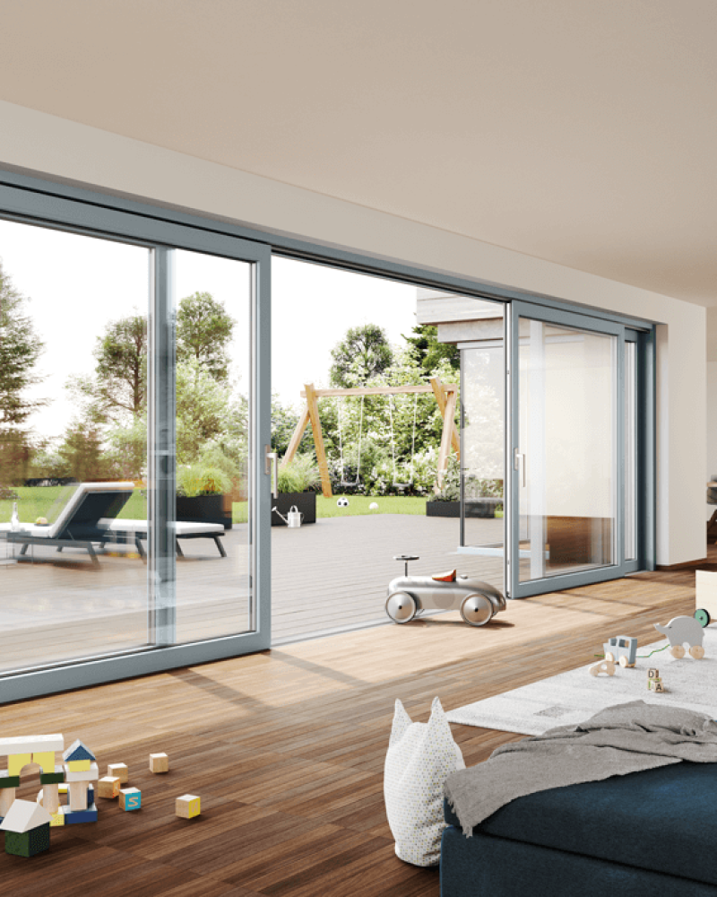 Weru_HS_ALEGRA_4fl_800x225_C9_C9_Silbergrau_Perlstruktur_Standardgriff_WZ_innen_RGB_low